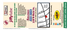 Jiffy Lube Salinas Deals Discounts Jiffy Lube Salinas1 300x131 Coupons for Monterey, Salinas Great Deals and Discounts