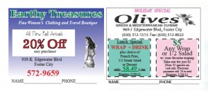  Deals  Discounts  earthy ptresures olives 300x131 FOSTER CITY , SAN MATEO SHOPPING   EDGEWATER     Restaurants, Retail, Services, 