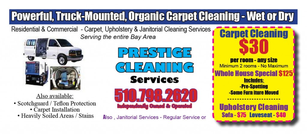 Presitge Carpet Cleaning COUPON 4-13